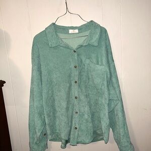 Light Green Corduroy Jacket